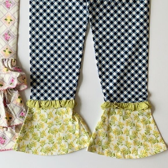 NWT Matilda Jane Girl Ruffle Leggings Bundle 8 Years 10 years or 12 years - Picture 5 of 12